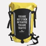 Sac à dos étanche jaune - Vous n'êtes pas coincé dans les embouteillages