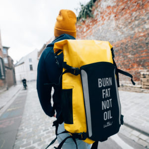 backpack yellow burn fat