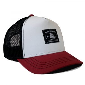 Casquette de rappeur en coton Red Wid Black packshot