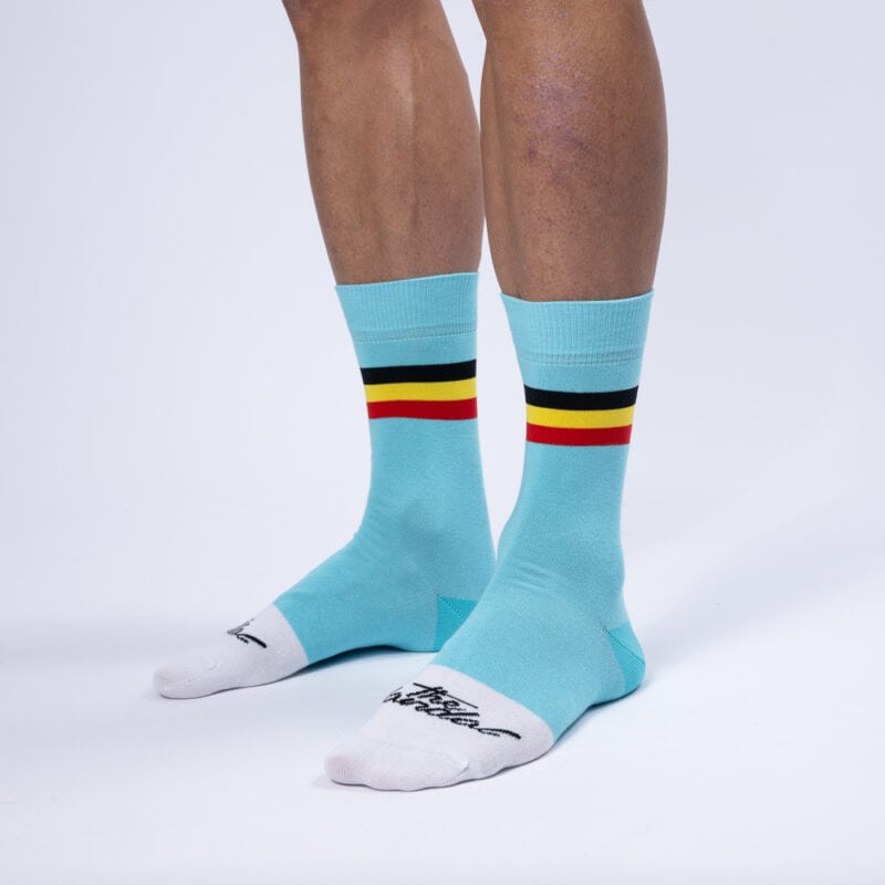 Belgium casual sock blue packshot UK