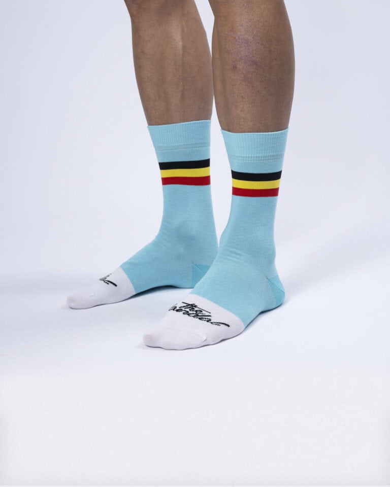 Belgian Cycling Casual Sokken Blauw