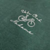 T-shirt ladies Velo club green detail2