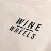 T-shirt ladies wine & wheels vintage white atmosphere2
