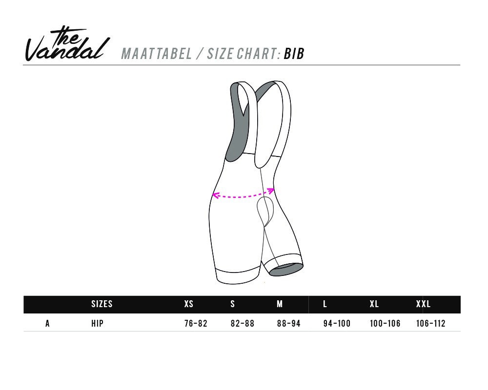 bib short sizing
