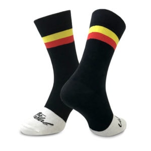 socks Belgium Black packshot