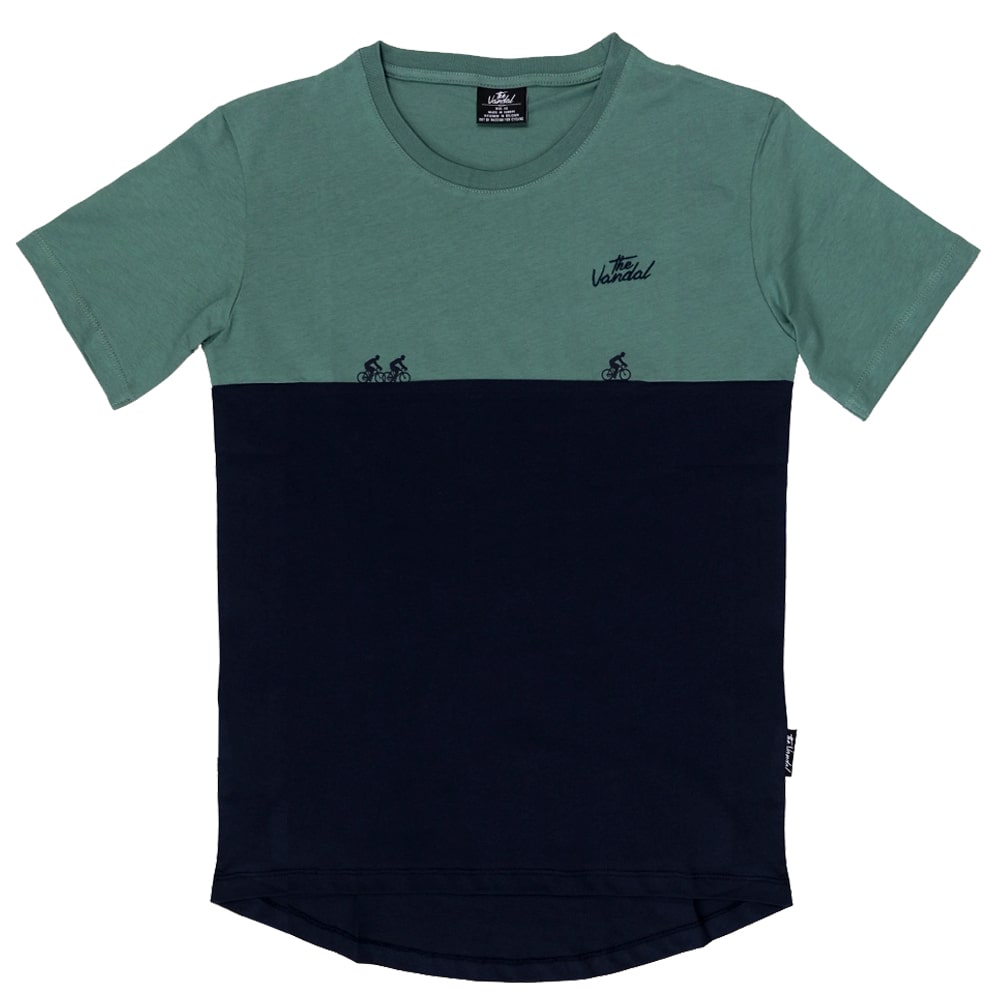 Brakeaway t-shirt Packshot navy green