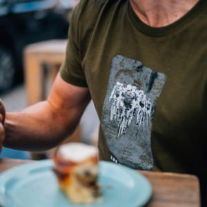Les Ouvrirs T-shirt sfeer foto grey