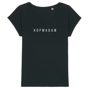 kopmadam shirt zwart