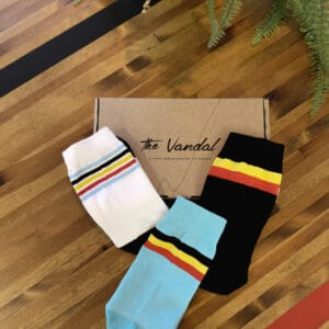 Chaussettes cyclistes belges boîte cadeau atmosphère
