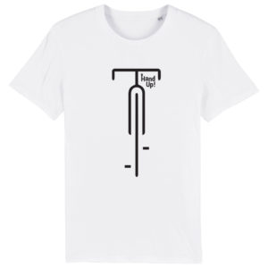 Packshot t-shirt men Bicycle white