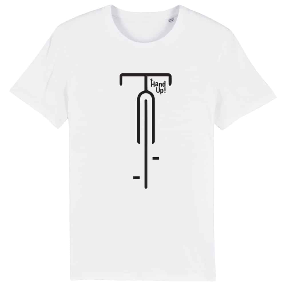 Packshot t-shirt men Bicycle white