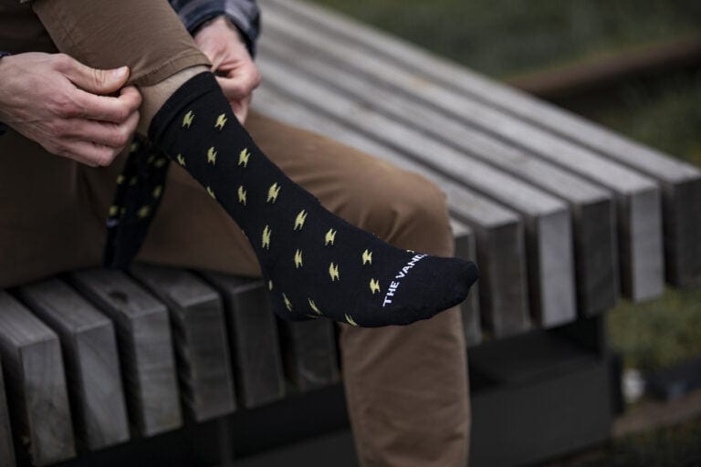 Casual Lightning Sokken Zwart - Afbeelding 3