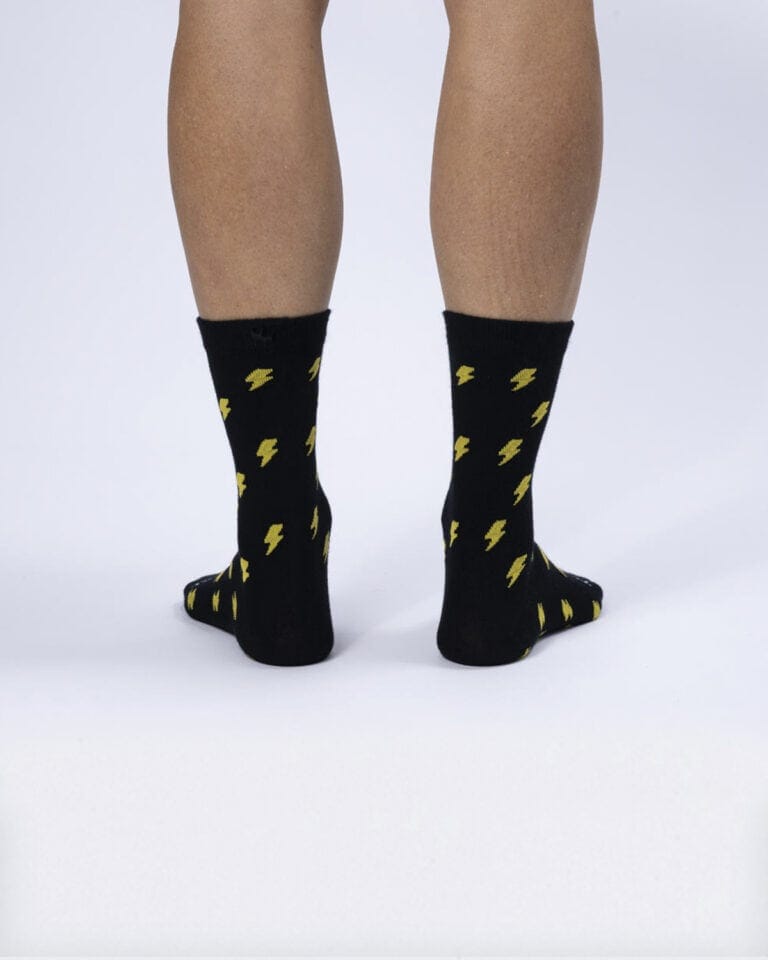 Casual Lightning Sokken Zwart - Afbeelding 2