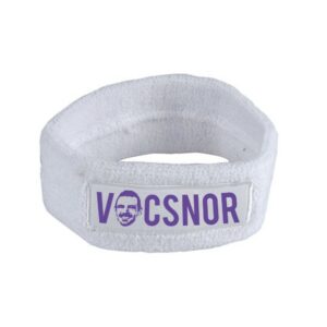 voc mustache headband purple