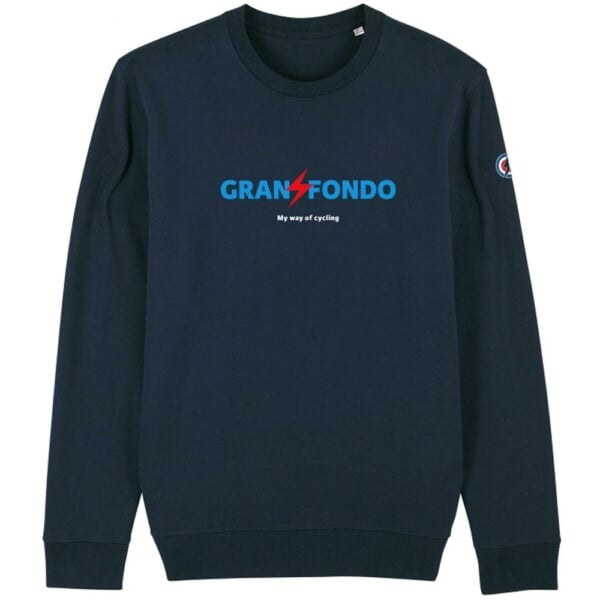 Pull Granfondoteam Logo Navy