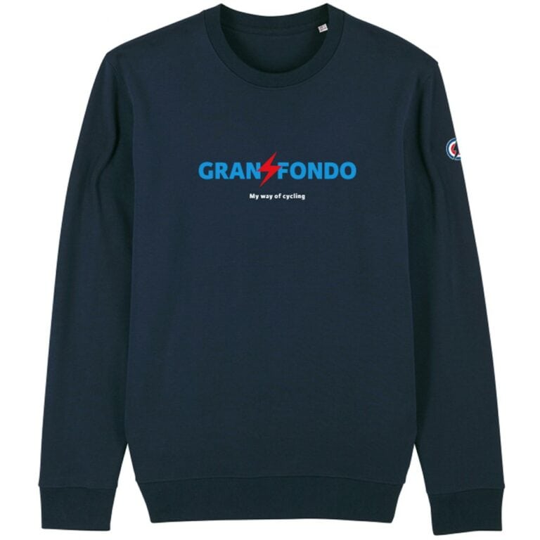 Granfondoteam Sweater Logo Navy