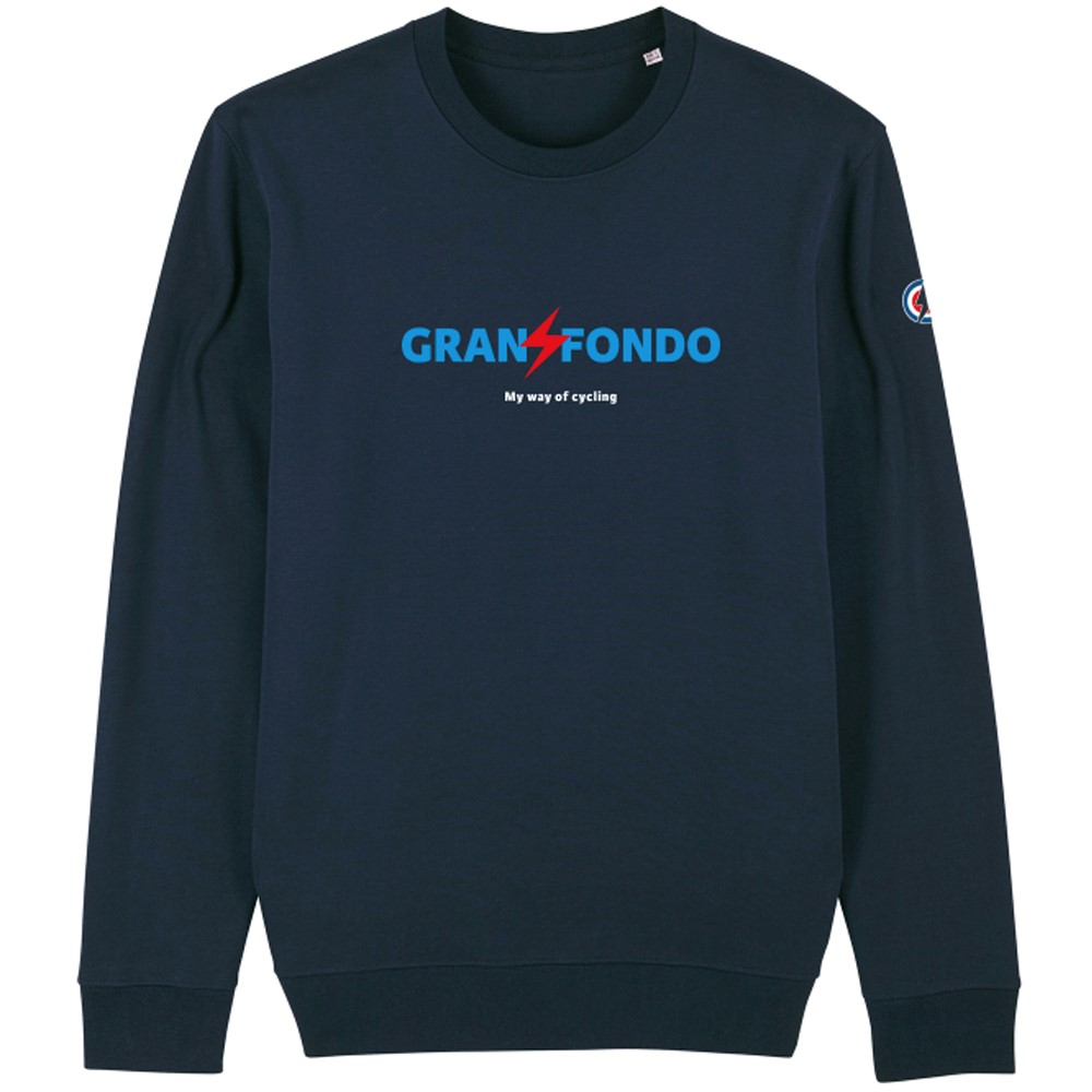 Granfondoteam Logo Sweater Navy