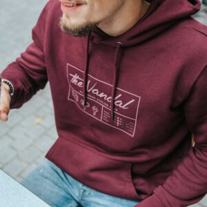 Pedals Hoody - Burgundy 2