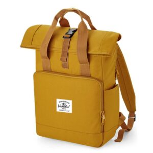 Roll-up backpack mustard