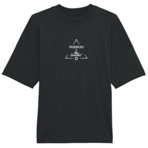 Oversized t-shirt polder blues Vk packshot black