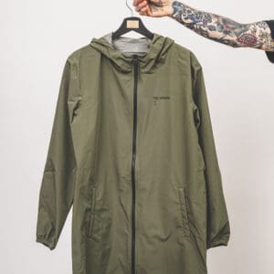 Detail photo Raincoat khaki studio