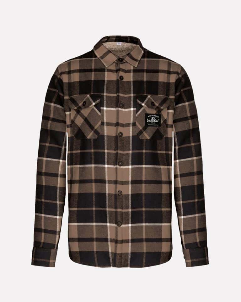 Maillot de bûcheron marron