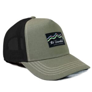 Hills trucker cap Oliveblack packshot