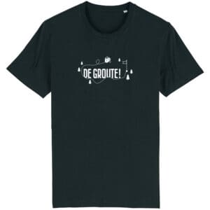 Logo du t-shirt noir The groute