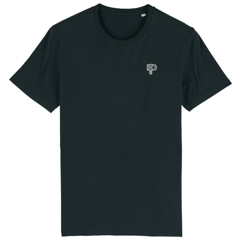 Pedaleur Black t-shirt logo