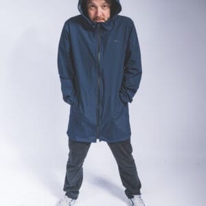 Raincoat navy detail4