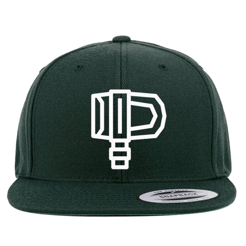 packshot snapback green