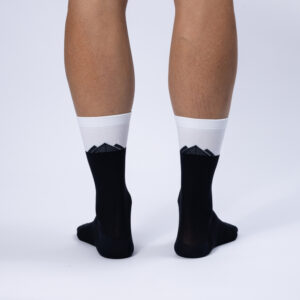 Hills BLACK:WHITE performance sock ZK packshot