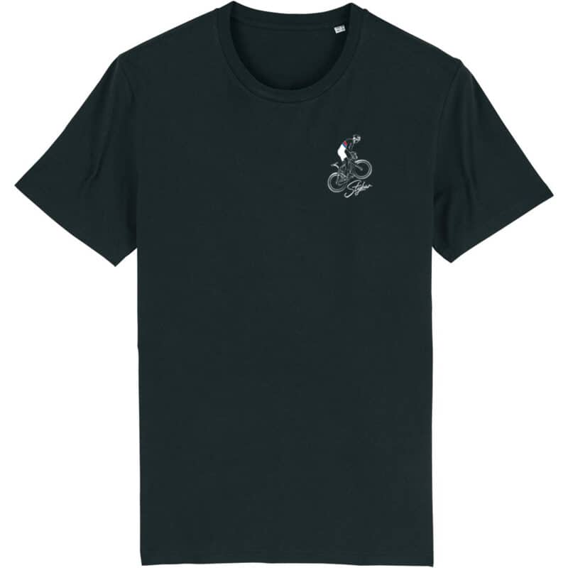 Packshot t-shirt stybar Black jump