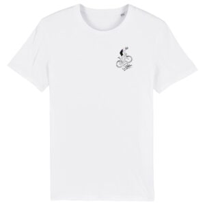 Packshot t-shirt stybar White jump