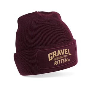 packshot beanie bordeaux gravel rides