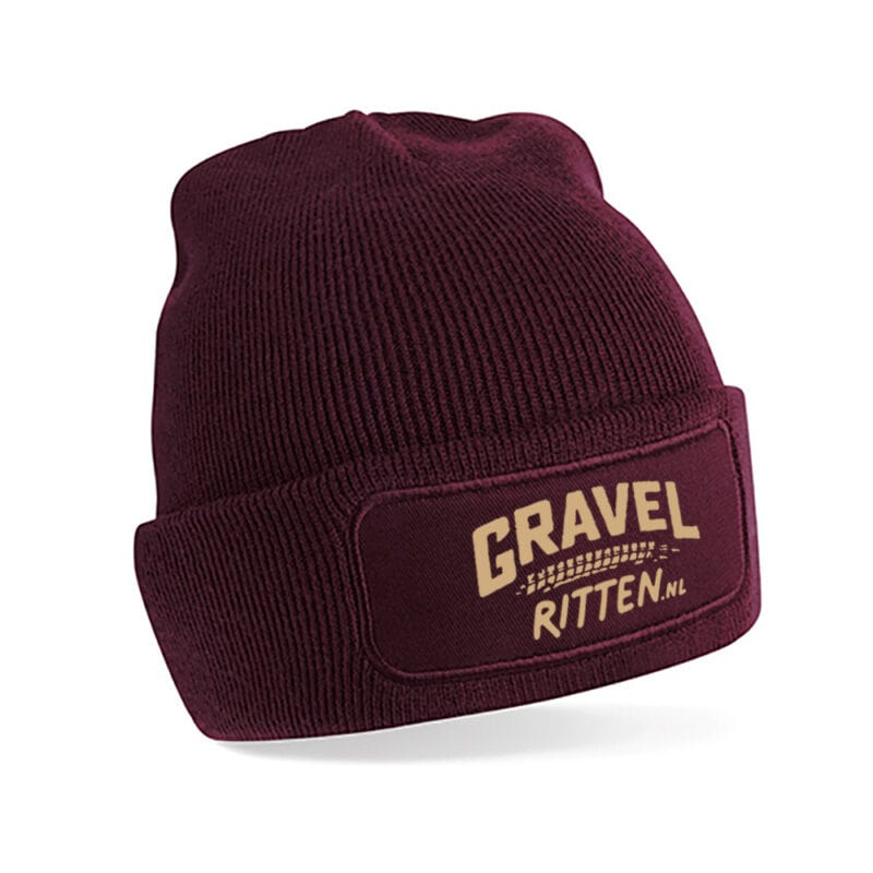 packshot beanie bordeaux gravel rides