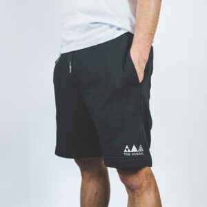 Packshot outdoor shorts Zwart