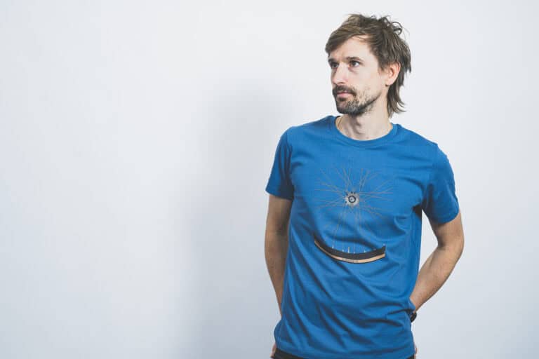 Wheels T-shirt Ice Grey – Image 2