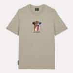 Eddy VS Roger T-shirt - XS, Stone