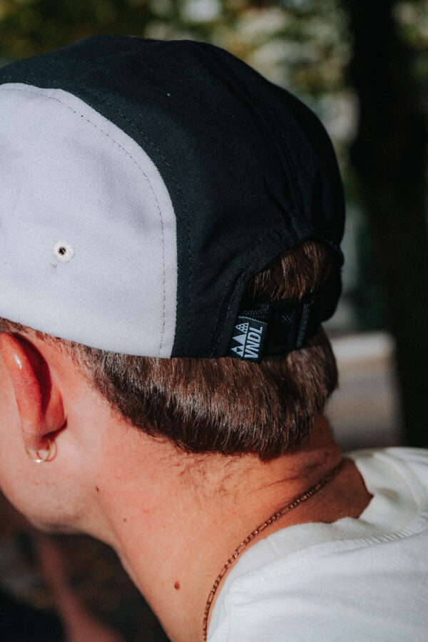 5panel cap Black/grey – Image 2