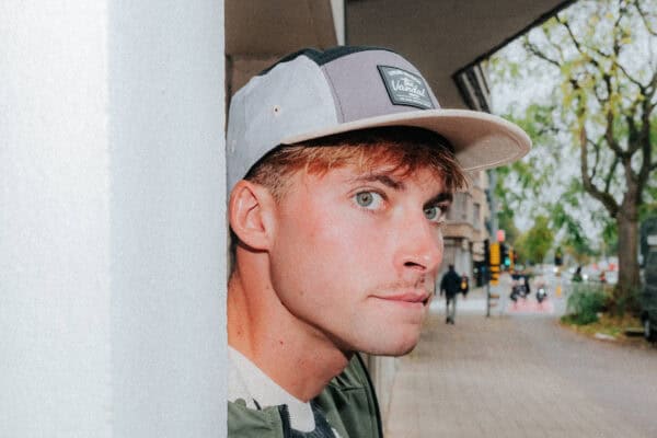 5panel cap Black/grey – Image 3