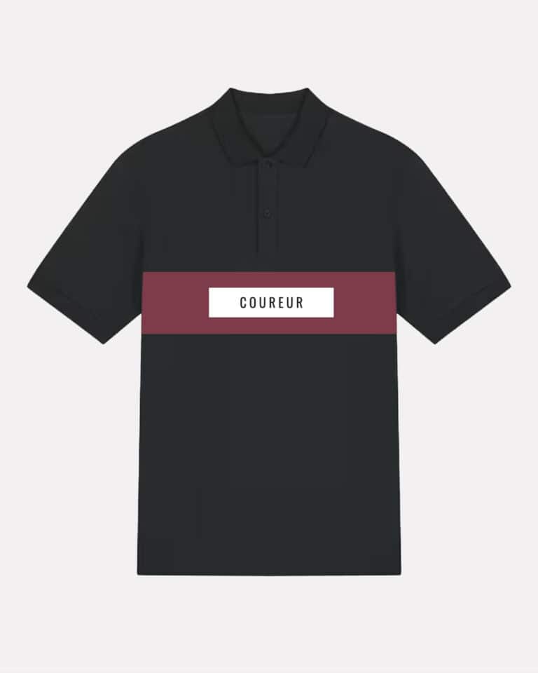 Coureur Polo Zwart