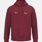 Kids Hoody - 6 - 8 j, Karmijnrood