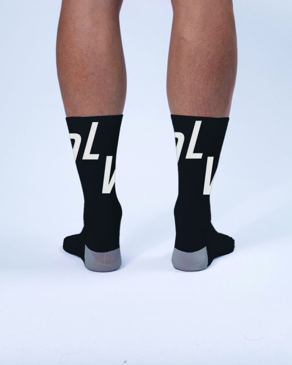 Logo performance sokken black - Afbeelding 2