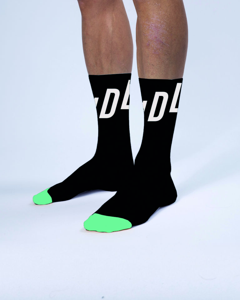 Logo performance sokken black