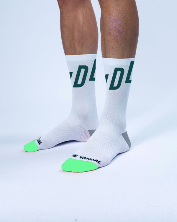 Logo performance sokken white