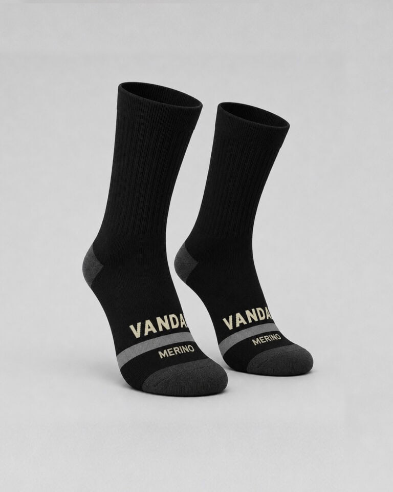 Merino winter sock zwart