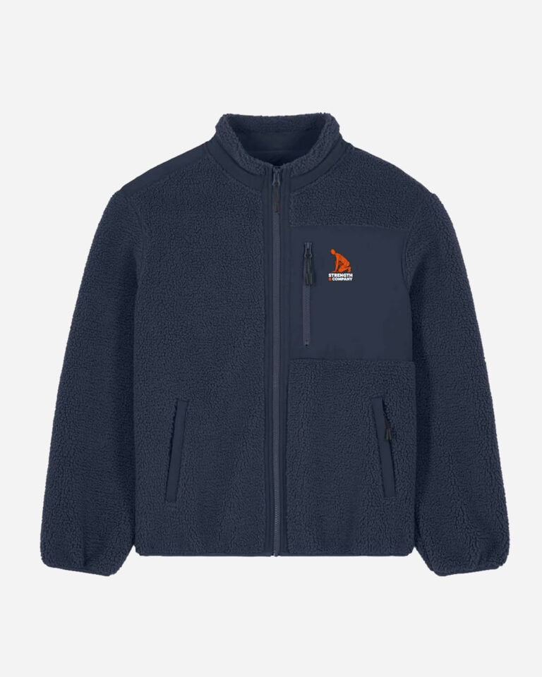 Veste unisexe décontractée en sherpa